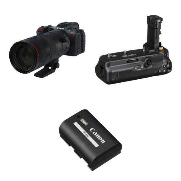 Canon EOS R5 C Mirrorless Cinema Camera Kit with RF 24-105mm f/2.8 Lens and LP-E6NH Battery view 5