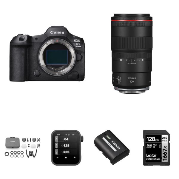 Canon EOS R5 Mark II Mirrorless Camera with Dental Photography Advanced Kit