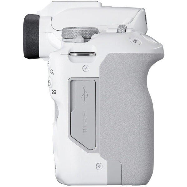 Canon EOS R50 Mirrorless Camera (White) view 6