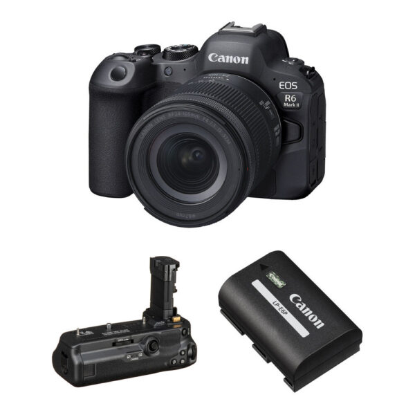Canon EOS R6 Mark II Mirrorless Camera with 24-105mm f/4-7.1 Lens and Performance Kit
