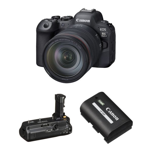 Canon EOS R6 Mark II Mirrorless Camera with 24-105mm f/4 Lens and Performance Kit