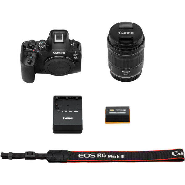 Canon EOS R6 Mark III Mirrorless Camera with 24-105mm f/4-7.1 Lens view 8