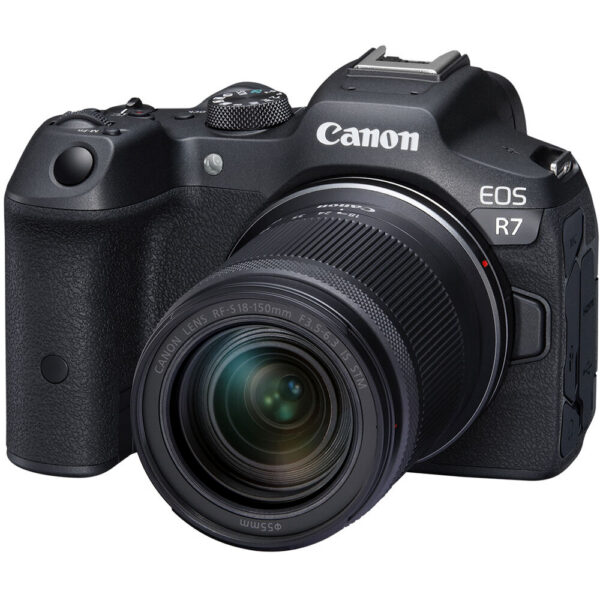 Canon EOS R7 Mirrorless Camera with 18-150mm Lens and Essentials+ Kit view 7