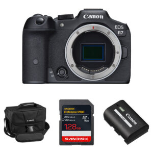 Canon EOS R7 Mirrorless Camera with Essentials+ Kit