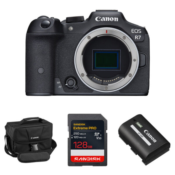 Canon EOS R7 Mirrorless Camera with Essentials+ Kit