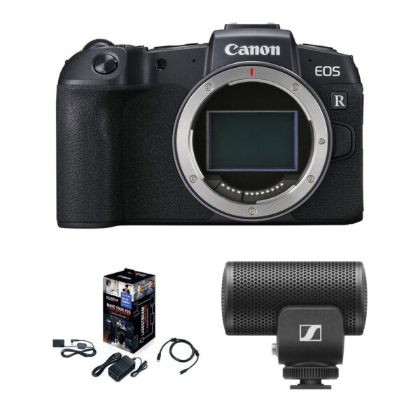 Canon EOS RP Mirrorless Camera with Microphone and Webcam Starter Kit
