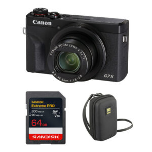 Canon Power Shot G7 X Mark III Digital Camera with Complete Starter Bundle (Black)