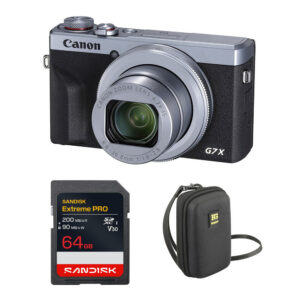 Canon Power Shot G7 X Mark III Digital Camera with Complete Starter Bundle (Silver)