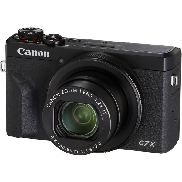Canon Power Shot G7 X Mark III Digital Camera with Protection & Power Kit (Black) view 6
