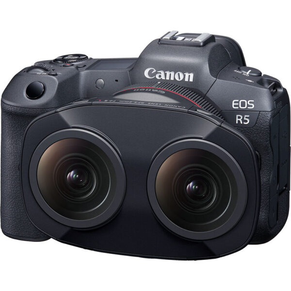 Canon RF 5.2mm f/2.8 L Dual Fisheye 3D VR Lens view 3