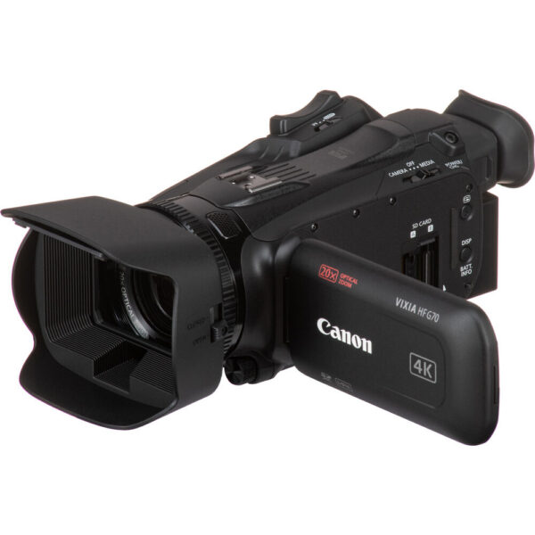 Canon Vixia HF G70 UHD 4K Camcorder (Black) view 2