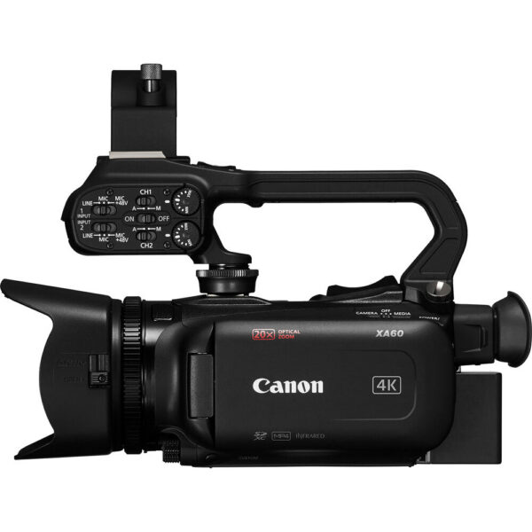 Canon XA60 Professional UHD 4K Camcorder view 3