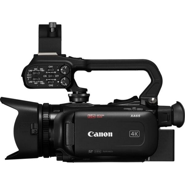Canon XA65 Professional UHD 4K Camcorder view 3
