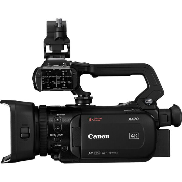 Canon XA70 UHD 4K30 Camcorder with Dual-Pixel Autofocus view 2