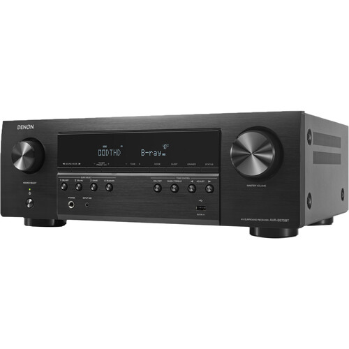 Denon AVR-S570BT 5.2-Channel A/V Receiver with Polk Audio Monitor XT Home Theater Speaker Kit view 5
