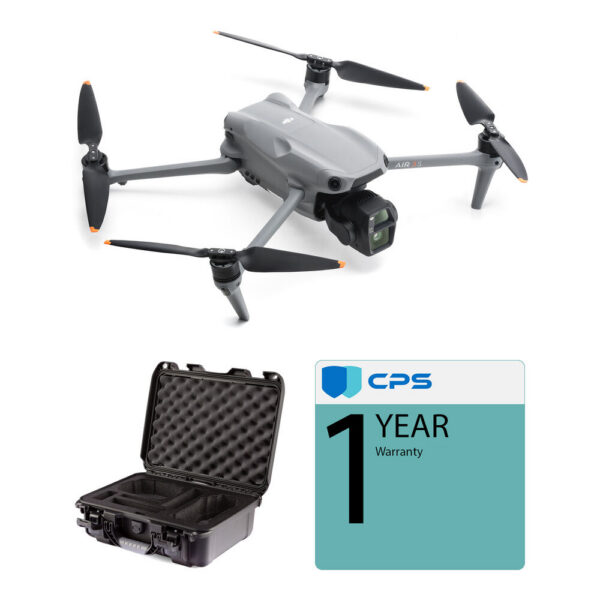 DJI Air 3S Drone with RC 2 Fly More Combo & Nanuk 920 Case Kit view 3