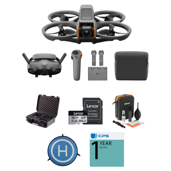 DJI Avata 2 FPV Drone with 3-Battery Fly More Combo & Hard Case Accessory Kit view 6