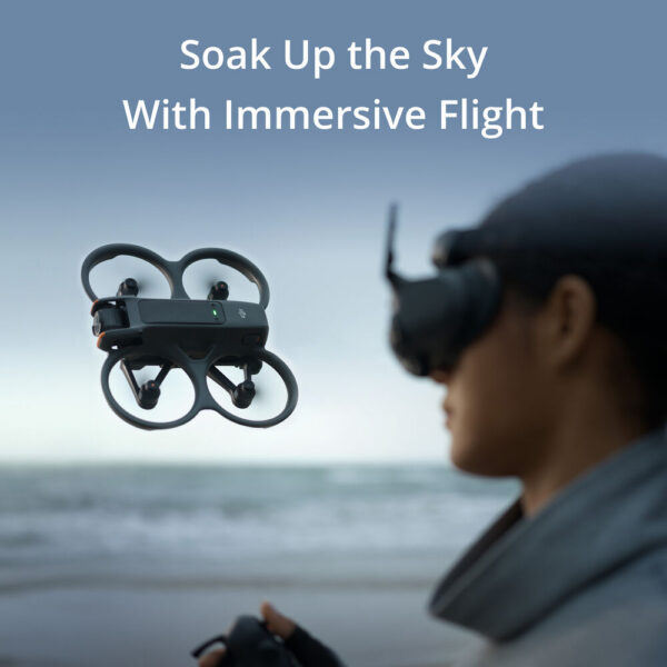 DJI Avata 2 FPV Drone with Goggles N3 & 1-Battery Fly Smart Combo view 3