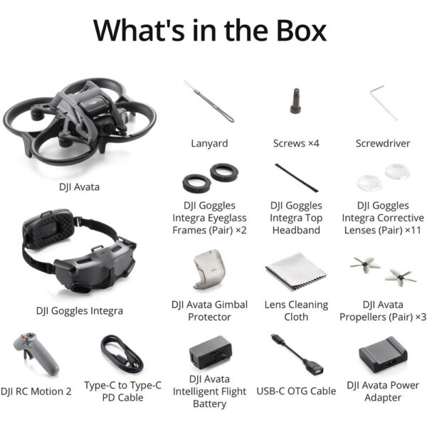 DJI Avata Explorer Combo FPV Drone with Goggles Integra view 6