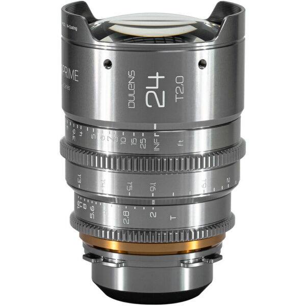 Dulens APO Cambrian Prime 24mm T2.0 Lens (ARRI PL, Imperial, Silver) view 4