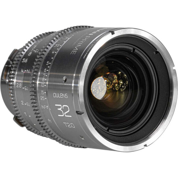 Dulens APO Cambrian Prime 32mm T2.0 Lens (ARRI PL, Imperial, Silver) view 3