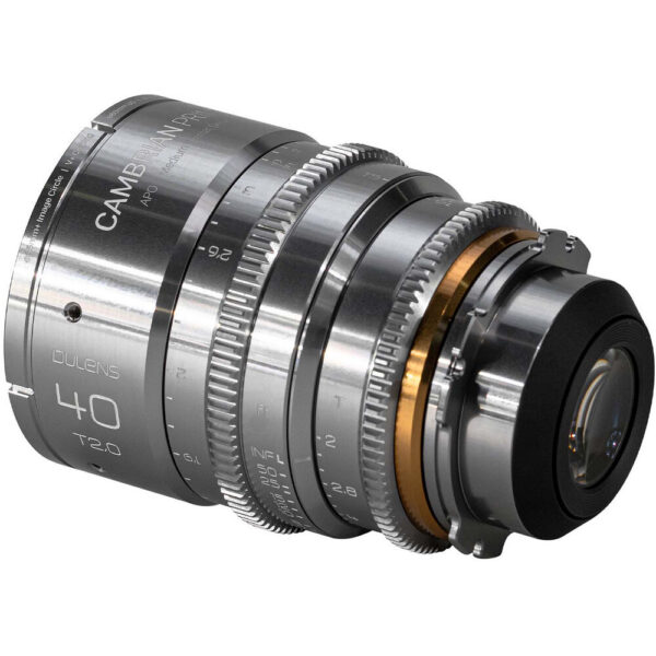 Dulens APO Cambrian Prime 40mm T2.0 Lens (ARRI PL, Imperial, Silver)