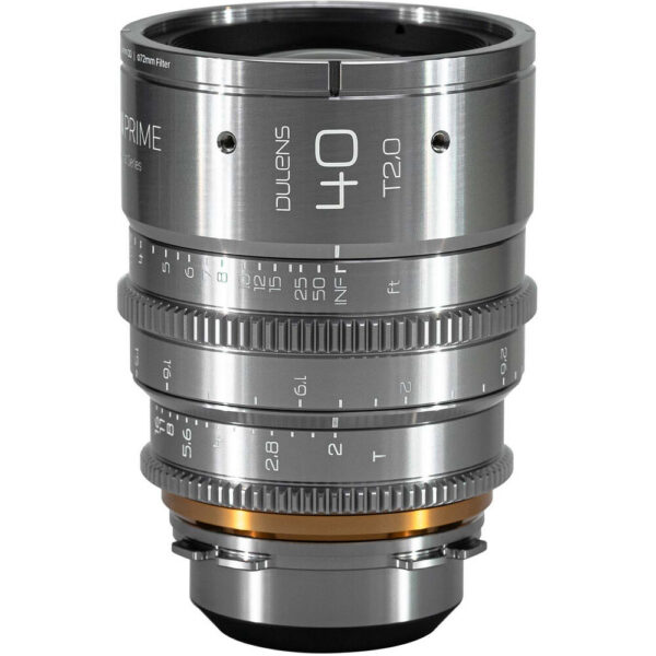 Dulens APO Cambrian Prime 40mm T2.0 Lens (ARRI PL, Imperial, Silver) view 4