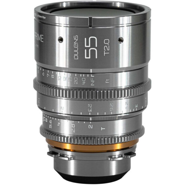 Dulens APO Cambrian Prime 55mm T2.0 Lens (ARRI PL, Imperial, Silver) view 4