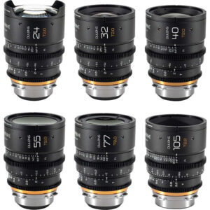 Dulens APO Cambrian Prime 6-Lens Set (ARRI PL, Imperial, Black)