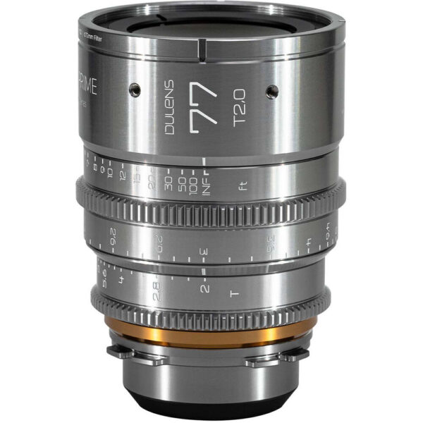 Dulens APO Cambrian Prime 77mm T2.0 Lens (ARRI PL, Imperial, Silver) view 4