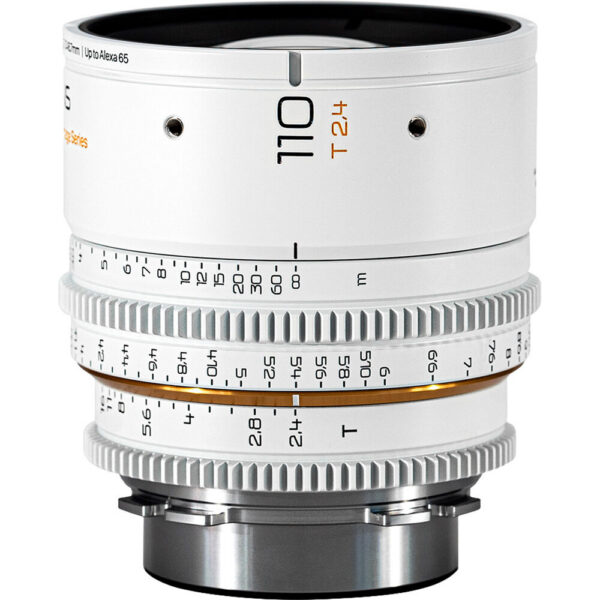 Dulens APO Mini Prime 110mm T2.4 Lens (ARRI PL, White) view 3