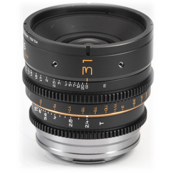 Dulens APO Mini Prime 31mm T2.4 Lens (Canon EF, Black) view 2