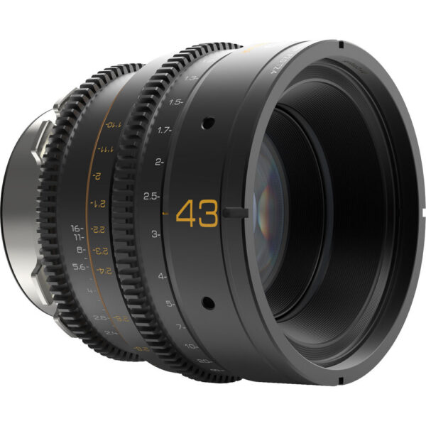 Dulens APO Mini Prime 43mm T2.4 Lens (ARRI PL, Black) view 3