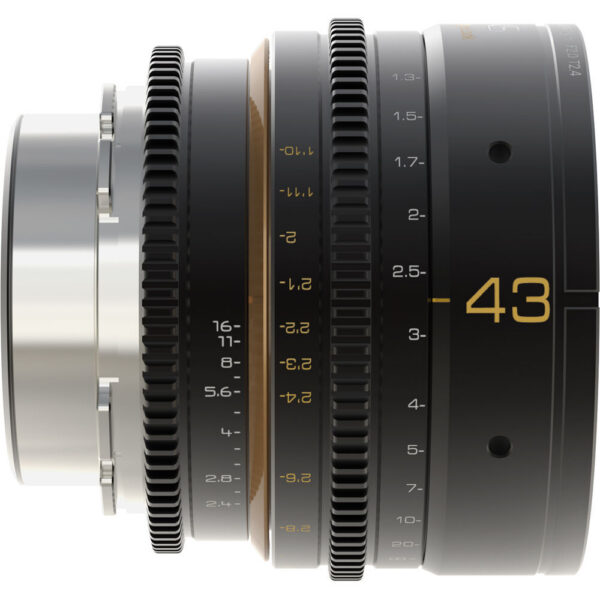 Dulens APO Mini Prime 43mm T2.4 Lens (ARRI PL, Black) view 6