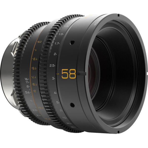 Dulens APO Mini Prime 58mm T2.4 Lens (ARRI PL, Black) view 3