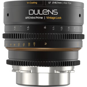Dulens APO Mini Prime 58mm T2.4 Lens (ARRI PL, Black)