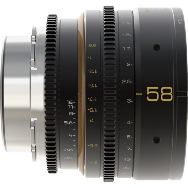 Dulens APO Mini Prime 58mm T2.4 Lens (ARRI PL, Black) view 6