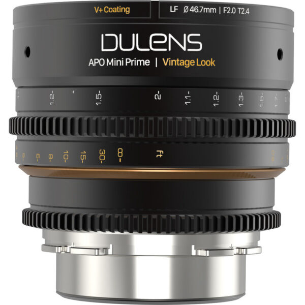 Dulens APO Mini Prime 58mm T2.4 Lens (ARRI PL, Black)