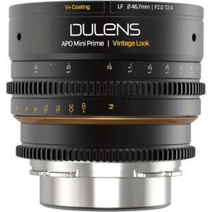 Dulens APO Mini Prime 58mm T2.4 Lens (Canon EF, Black)