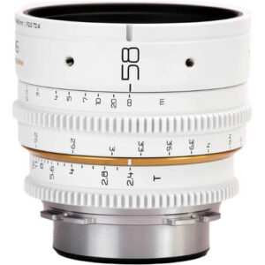 Dulens APO Mini Prime 58mm T2.4 Lens (Canon EF, White)