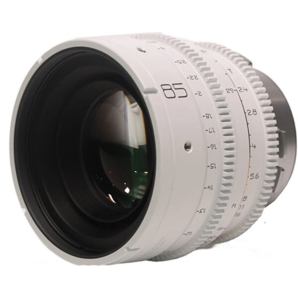 Dulens APO Mini Prime 85mm T2.4 Lens (Canon EF, White) view 3