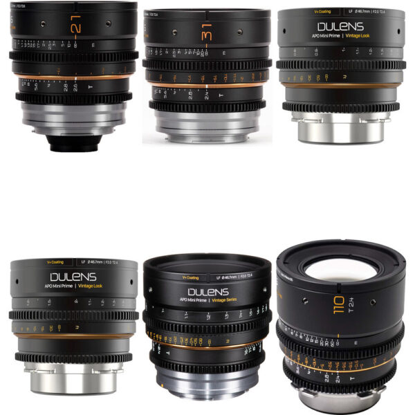 Dulens APO Mini Prime T2.4/T2.5/T2.6 6-Lens Set (Canon EF, Black) view 7