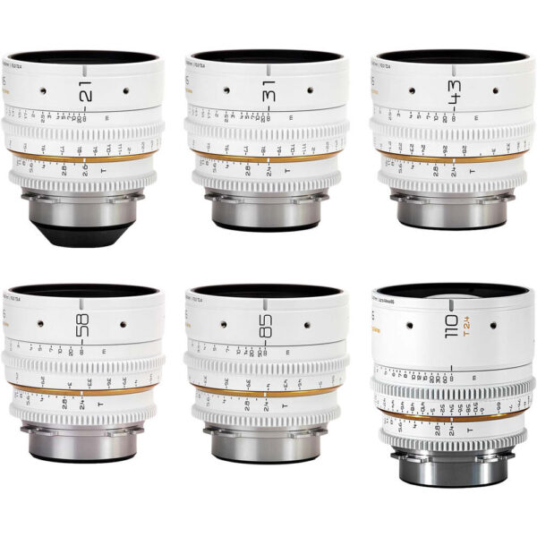Dulens APO Mini Prime T2.4/T2.6 6-Lens Set (ARRI PL, White) view 6