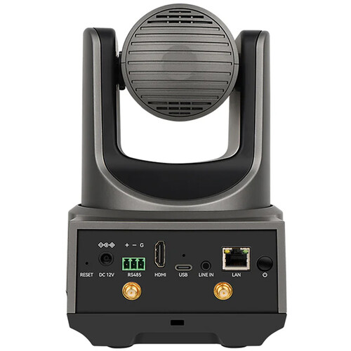 DVDO 4K Wireless PTZ Camera with AI Auto-Tracking and 20x Optical Zoom (Gray) view 2