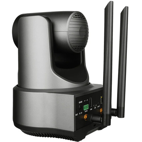 DVDO 4K Wireless PTZ Camera with AI Auto-Tracking and 20x Optical Zoom (Gray) view 4