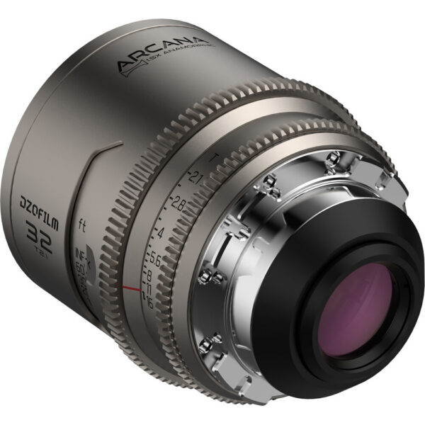 DZOFilm Arcana 32mm Anamorphic Prime Lens (ARRI PL, Titanium) view 2