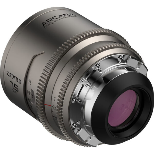 DZOFilm Arcana 75mm Anamorphic Prime Lens (ARRI PL, Titanium) view 2