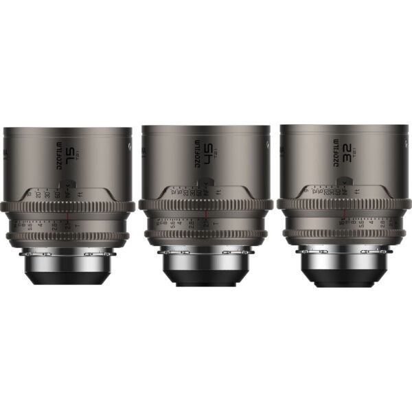 DZOFilm Arcana Anamorphic Prime 3-Lens Kit (ARRI PL, Titanium) view 4