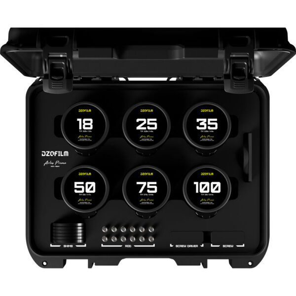DZOFilm Arles FF/VV Prime Cine 6-Lens Set (ARRI PL) view 8
