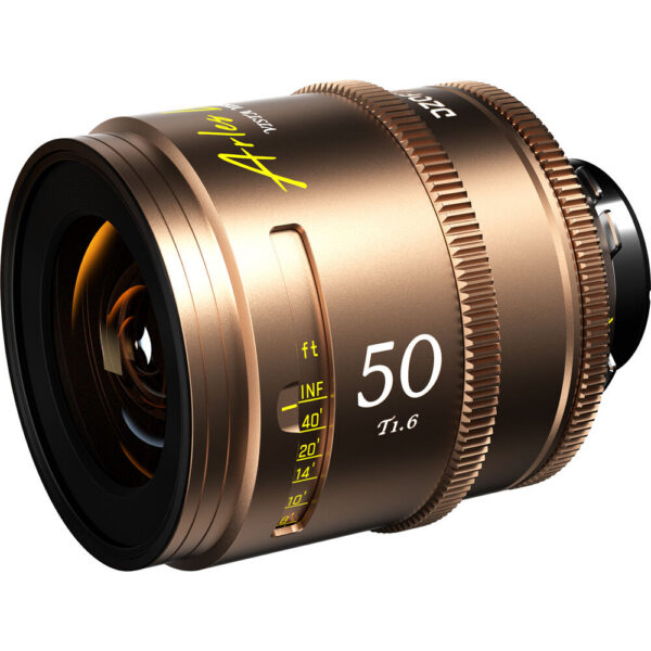 DZOFilm Arles Lustre 50mm T1.6 FF/VV Cinema Prime Lens (ARRI PL) view 3
